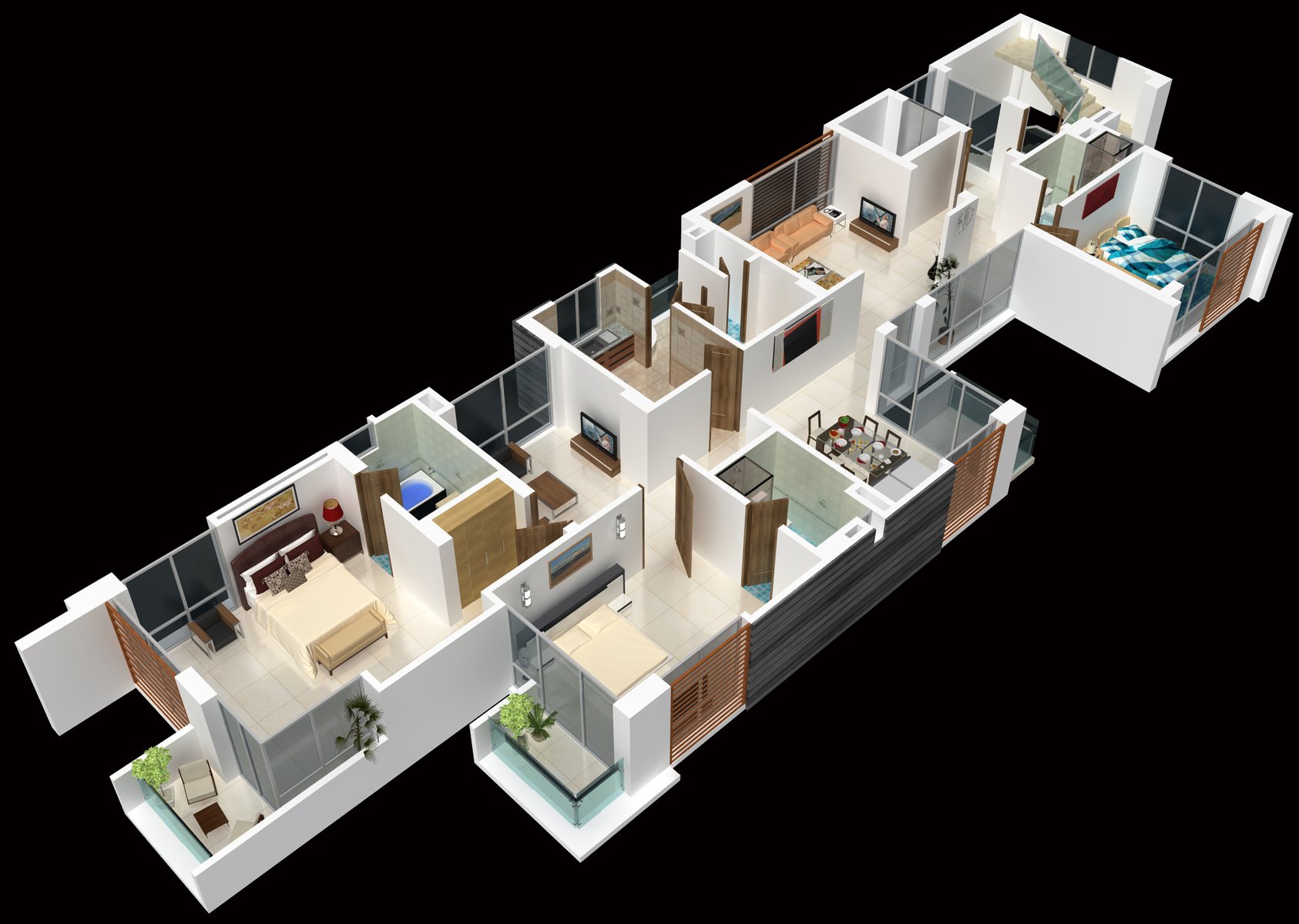 Interior Isometric view